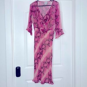 Summertime Tracy Reese dress for brunch, wedding or showers.